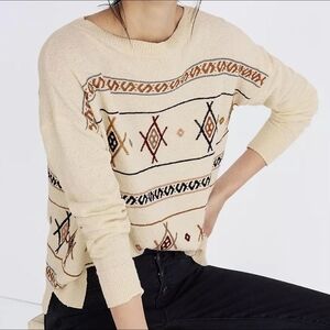 Madewell Reseda Embroidered Pullover